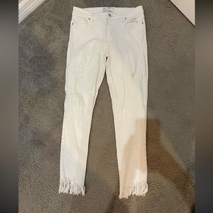 White free people jeans